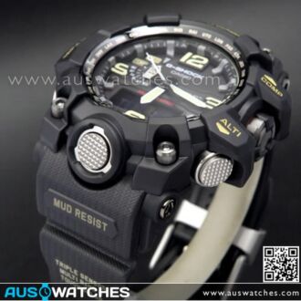 Casio G-Shock MUDMASTER Triple Sensor Solar Multiband 6 Watch GWG-1000-1A, GWG1000