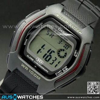 Casio Dual Time Alarm 100M Digital Watch HDD-600-1AV, HDD600