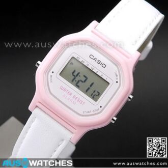 Casio Ladies Kids Leather Band Digital Watch LA-11WL-4A, LA11WL