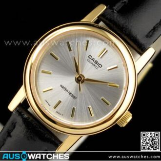 Casio Ladies Golden Analogue Quartz Watch LTP-1095Q-7A, LTP1095Q