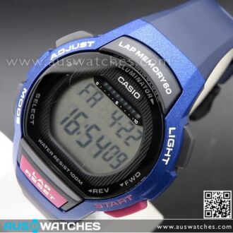 Casio Stopwatch Alarm Digital Watch WS-1000H-1AV, WS1000H