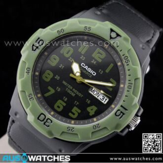 Casio Quartz Mens Analog  Military Cloth Band Watch MRW-200HB-1BV, MRW200HB