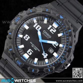 Casio Solar Analog 100M Black Sport Watch MRW-S300H-1B2V, MRWS300H