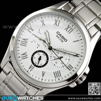 Casio Stainless steel Analog Mens Watch MTP-E301D-7B1V, MTPE301D