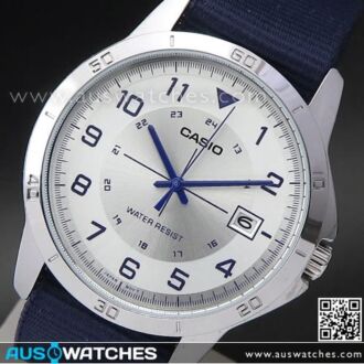 Casio Military Fabric Strap Mens Watch MTP-V008B-7B. MTPV008B