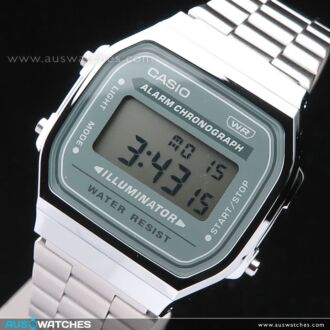 Casio Vintage Retro style Unisex Digital Watch A168WA-3AY, A-168WA