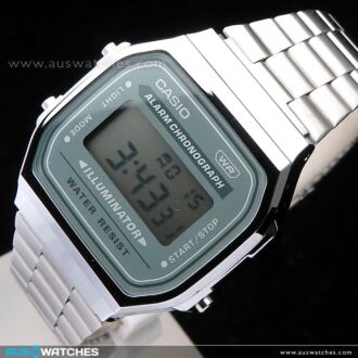 Casio Vintage Retro style Unisex Digital Watch A168WA-3AY, A-168WA