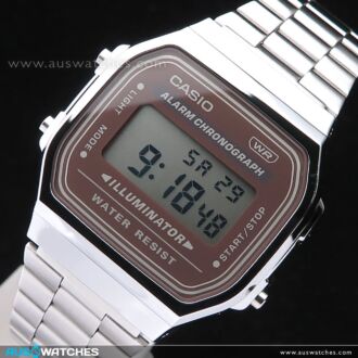 Casio Vintage Retro style Unisex Digital Watch A168WA-5AY, A-168WA