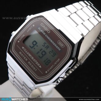 Casio Vintage Retro style Unisex Digital Watch A168WA-5AY, A-168WA