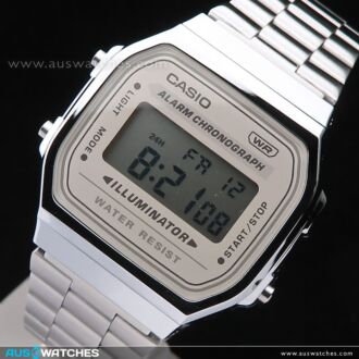 Casio Vintage Retro style Unisex Digital Watch A168WA-8AY, A-168WA