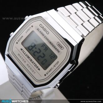 Casio Vintage Retro style Unisex Digital Watch A168WA-8AY, A-168WA