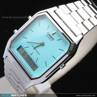 CASIO DIGITAL ANALOG VINTAGE WATCH AQ-230A-2A2MQY, AQ230A