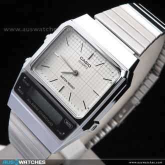 Casio Vintage Analog Digital White Dial Unisex Watch AQ-800E-7A