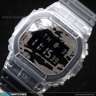 Casio G-Shock Camouflage Translucent Digital Watch DW-5600SKC-1, DW5600SKC