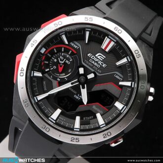 Casio Edifice Windflow Solar Bluetooth Black Resin Sport Watch ECB-2200P-1A