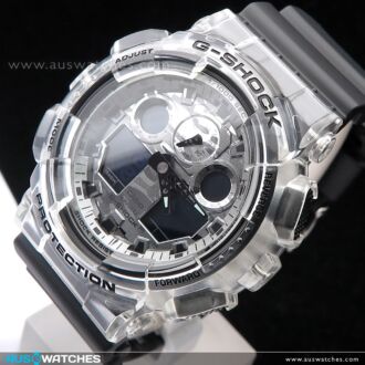Casio G-Shock Camouflage Translucent Digital Watch GA-100SKC-1A, GA100SKC
