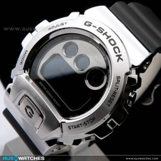 Casio G-Shock Silver Stainless Steel Case Sport Watch GM-6900-1, GM6900