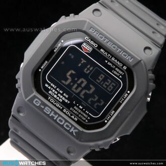 Casio G-Shock Solar Multi-band World Time Digital Watch GW-M5610U-1B, GWM5610U