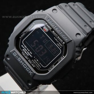 Casio G-Shock Solar Multi-band World Time Digital Watch GW-M5610U-1B, GWM5610U