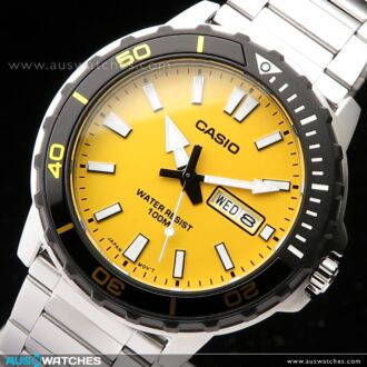 Casio Standard Analog Stainless Steel Quartz Mens Watch MTD-125D-9A, MTD125D