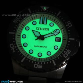 Citizen Green Luminous Dial Automatic Watch NJ0177-84X