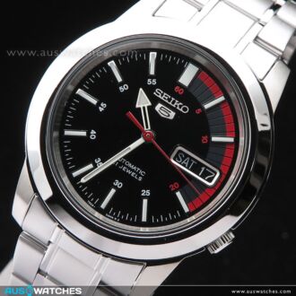 Seiko 5 Automatic See-thru Back Day Date Watch SNKK67K1