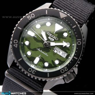 Seiko 5 Sport Camouflage SKX Street Style Automatic Watch SRPJ37K1