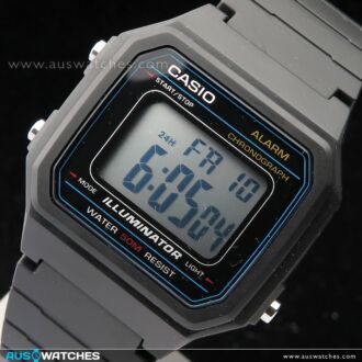 Casio Alarm Digital Watch W-217H-1AV, W217H