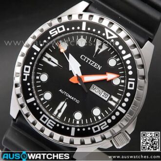 Citizen Automatic 100m Rubber Strap Sport Watch NH8380-15E