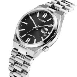 Citizen Automatic Black Dial Mens Watch NJ0150-81E