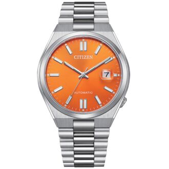 Citizen Automatic Blue Dial Mens Watch NJ0151-88X