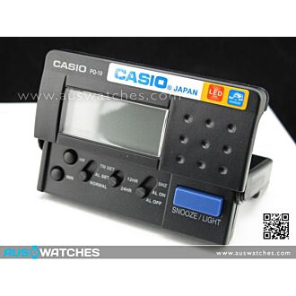 Casio Mini Travel Alarm Clock Model PQ-10-1R
