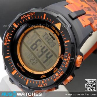 Casio ProTrek Triple Sensor Solar Camouflage Sport Watch PRG-300CM-4, PRG300CM