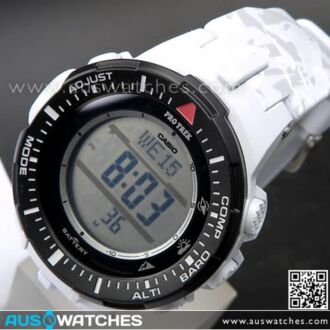 Casio ProTrek Triple Sensor Solar Camouflage Sport Watch PRG-300CM-7, PRG300CM