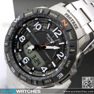 Casio Protrek Quad Sensor Bluetooth Titianium Watch PRT-B50T-7, PRTB50T