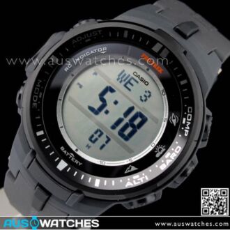 Casio ProTrek Solar Radio Multiband 6 Flagship Sensor Watch PRW-3000-1DR, PRW3000