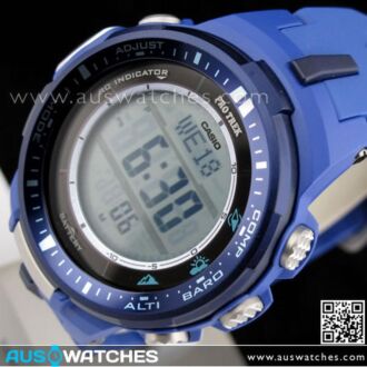 Casio ProTrek Solar Radio Multiband 6 Flagship Sensor Watch PRW-3000-2B, PRW3000