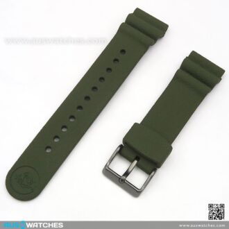Seiko Original Replacement 22mm Green Silicone Strap for Prospex R040012N0