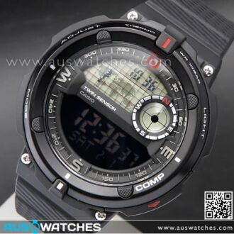 Casio Out Gear Digital Compass Thermometer Sport Watch SGW-600H-1B, SGW600H