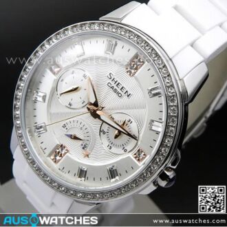 Casio Sheen Cruise line SWAROVSKI ELEMENTS Ladies Watch SHE-3023-7A, SHE3023