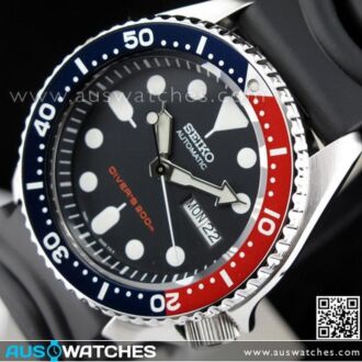 Seiko Automatic Screw Down Crown 200M Divers Watch SKX009K1, SKX009K, SKX009