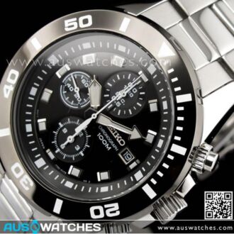Seiko Chronograph Stainless Steel Mens Watch SNDD99P1, SNDD99