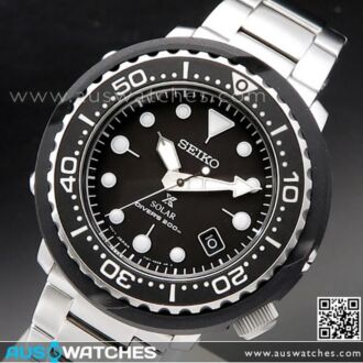 Seiko Prospex Solar Tuna Silicone Strap Diver Watch SNE497P1, SNE497
