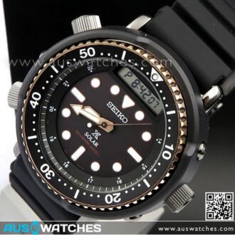 Seiko Prospex Solar Arnie Black Gold 200M Diver Watch SNJ028P1, SNJ028