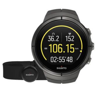 Suunto Spartan Ultra Stealth Titanium Multisport Bluetooth GPS Watch with Heart Rate Belt