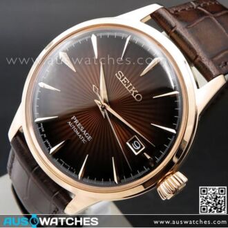 Seiko Presage Cocktail Automatic Gold Brown Watch SRPB46J1, SRPB46