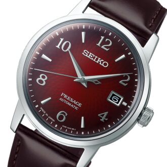 Seiko Presage Cocktail Time Negroni Red Automatic Watch SRPE41J1