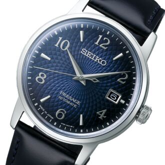 Seiko Presage Cocktail Time Manhattan Blue Automatic Watch SRPE43J1