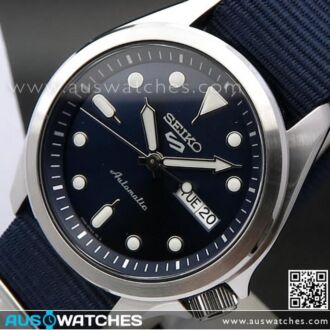 Seiko 5 Sports Blue Dial Nylon Strap Automatic Watch SRPE63K1