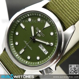 Seiko 5 Sports Green Dial Nylon Strap Automatic Watch SRPE65K1